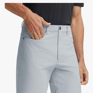 Men's Classic Gray Flat Front Shorts